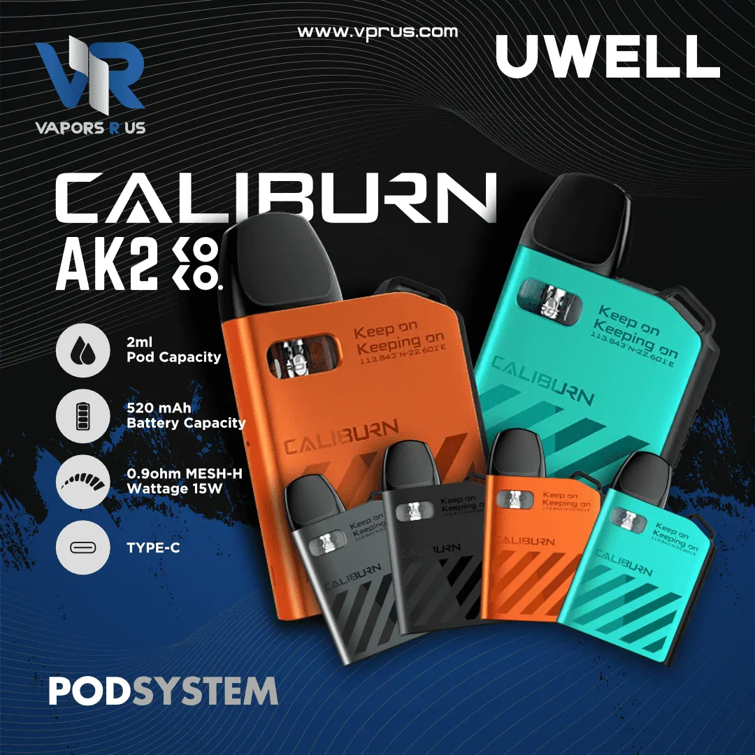 UWELL - Caliburn AK2 Pod Kit 520mAh