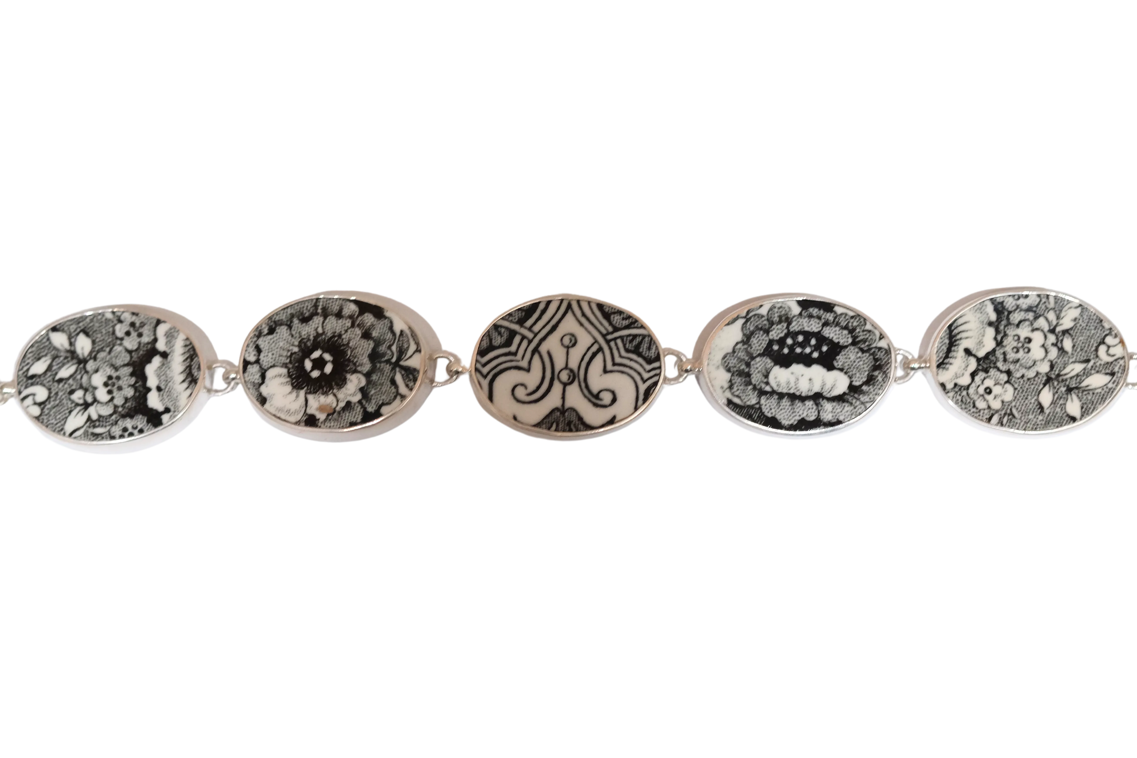 Vintage Black and White Bracelet