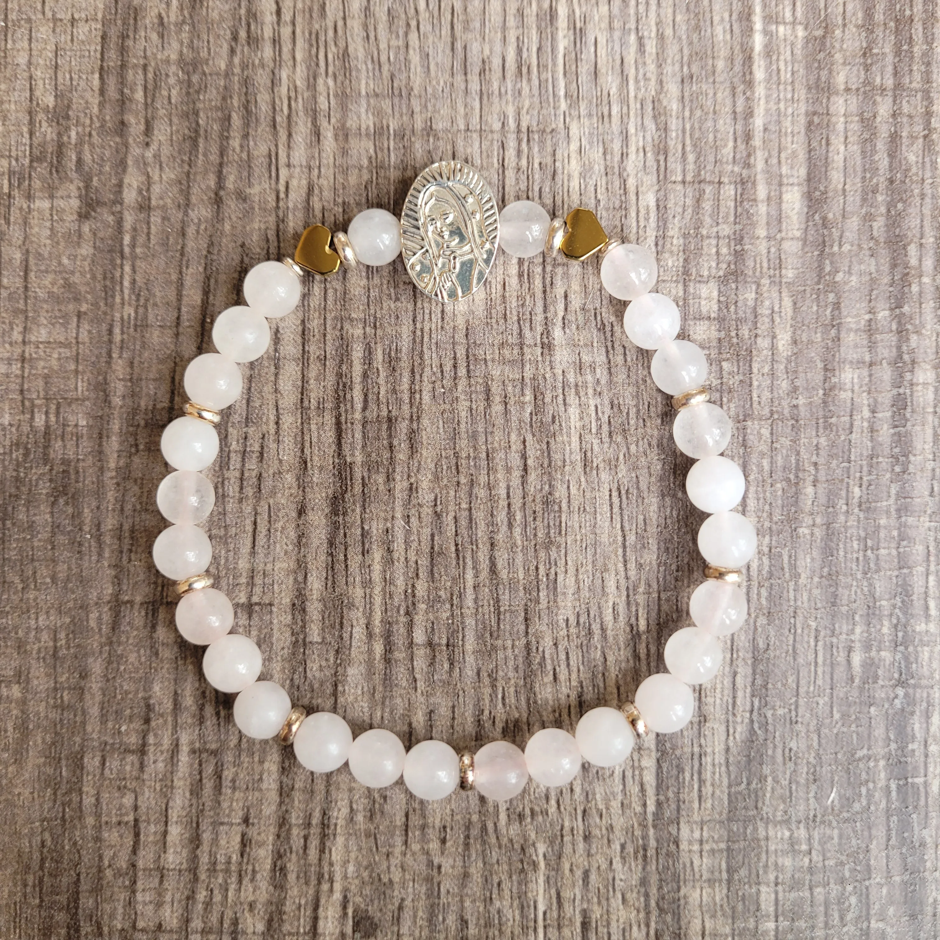 Virgen / crystals 925 silver bracelet