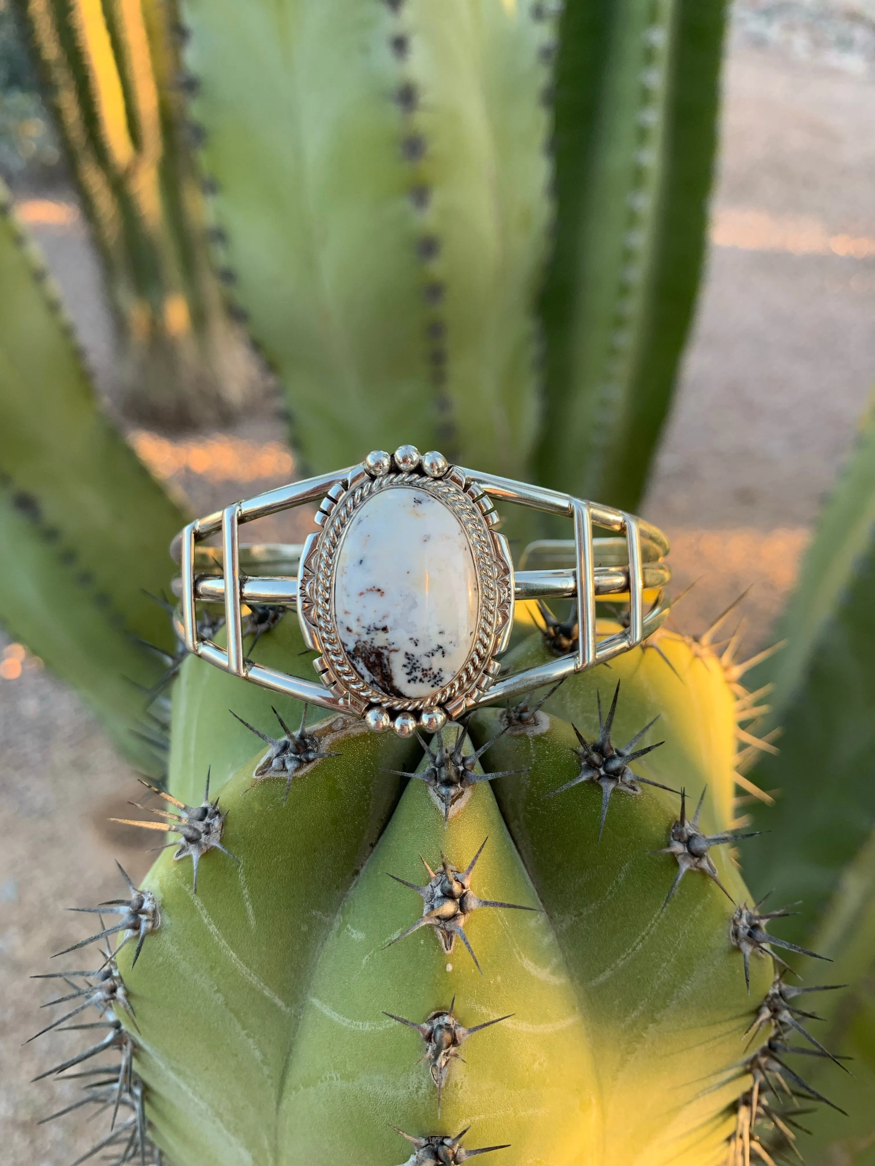 White Buffalo cuff bracelet