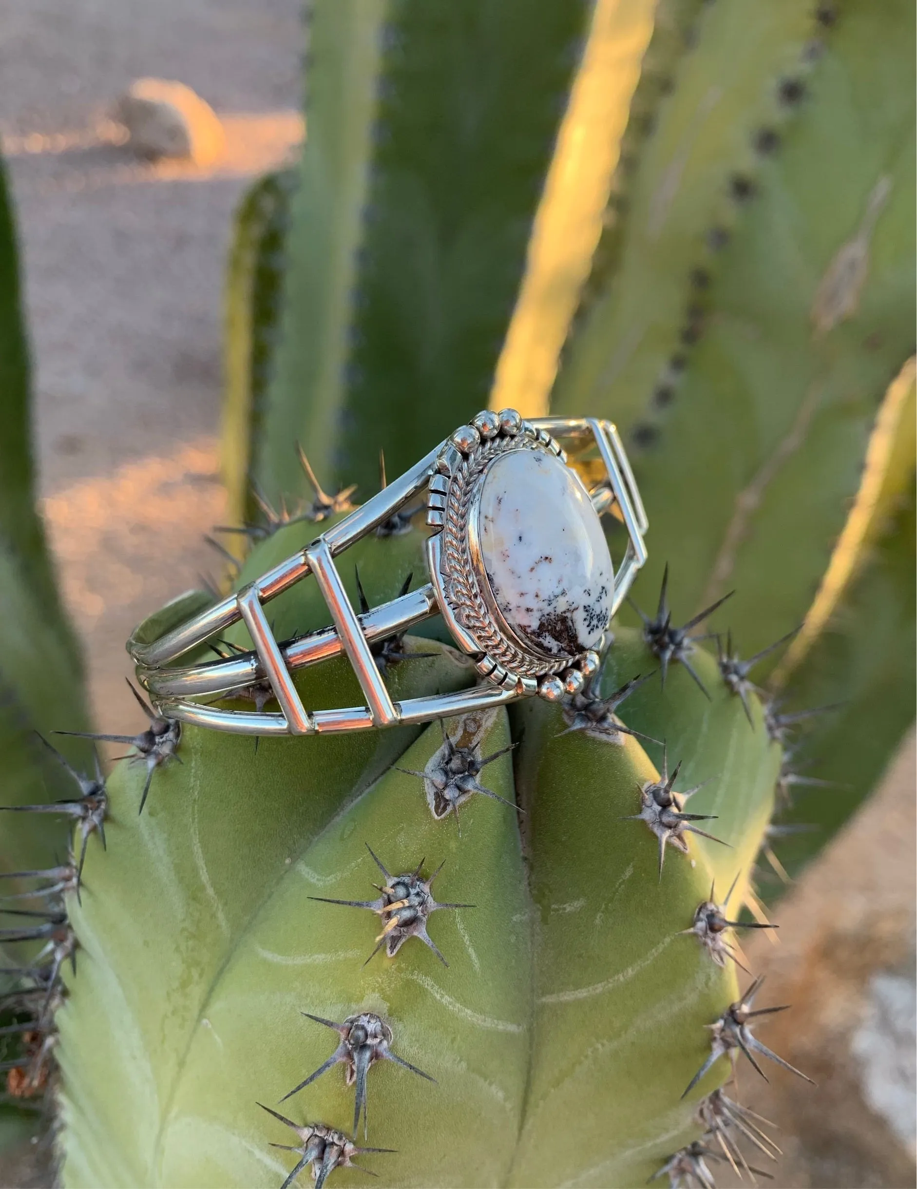 White Buffalo cuff bracelet
