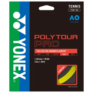 Yonex POLYTOUR Pro 1.30 200m Coil String  Reel -Flash Yellow