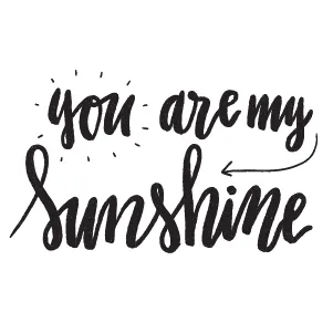 You are my sunshine (Gold)