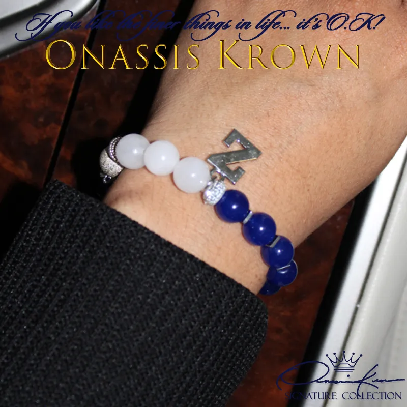 Zeta Sorority Bead Bracelet