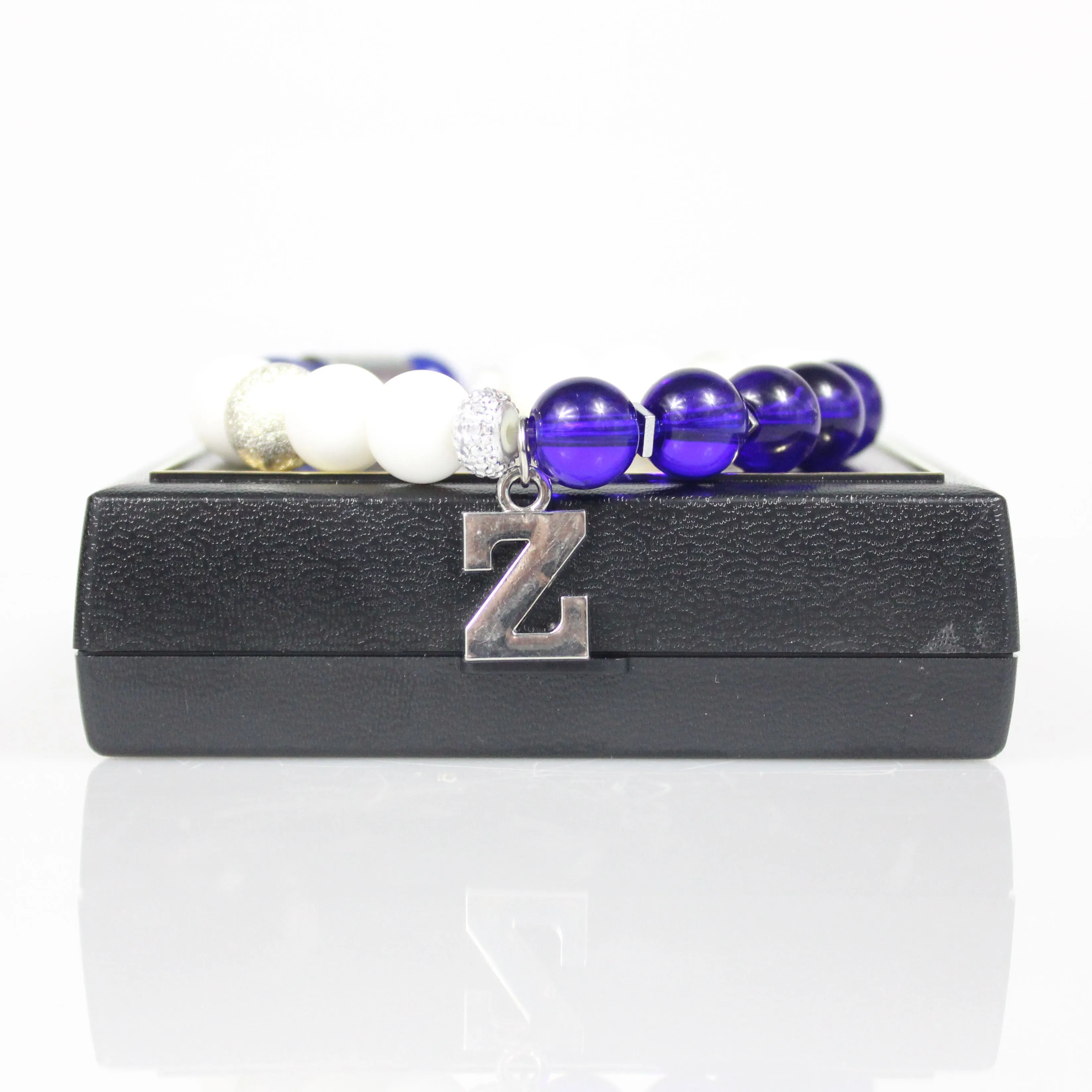 Zeta Sorority Bead Bracelet