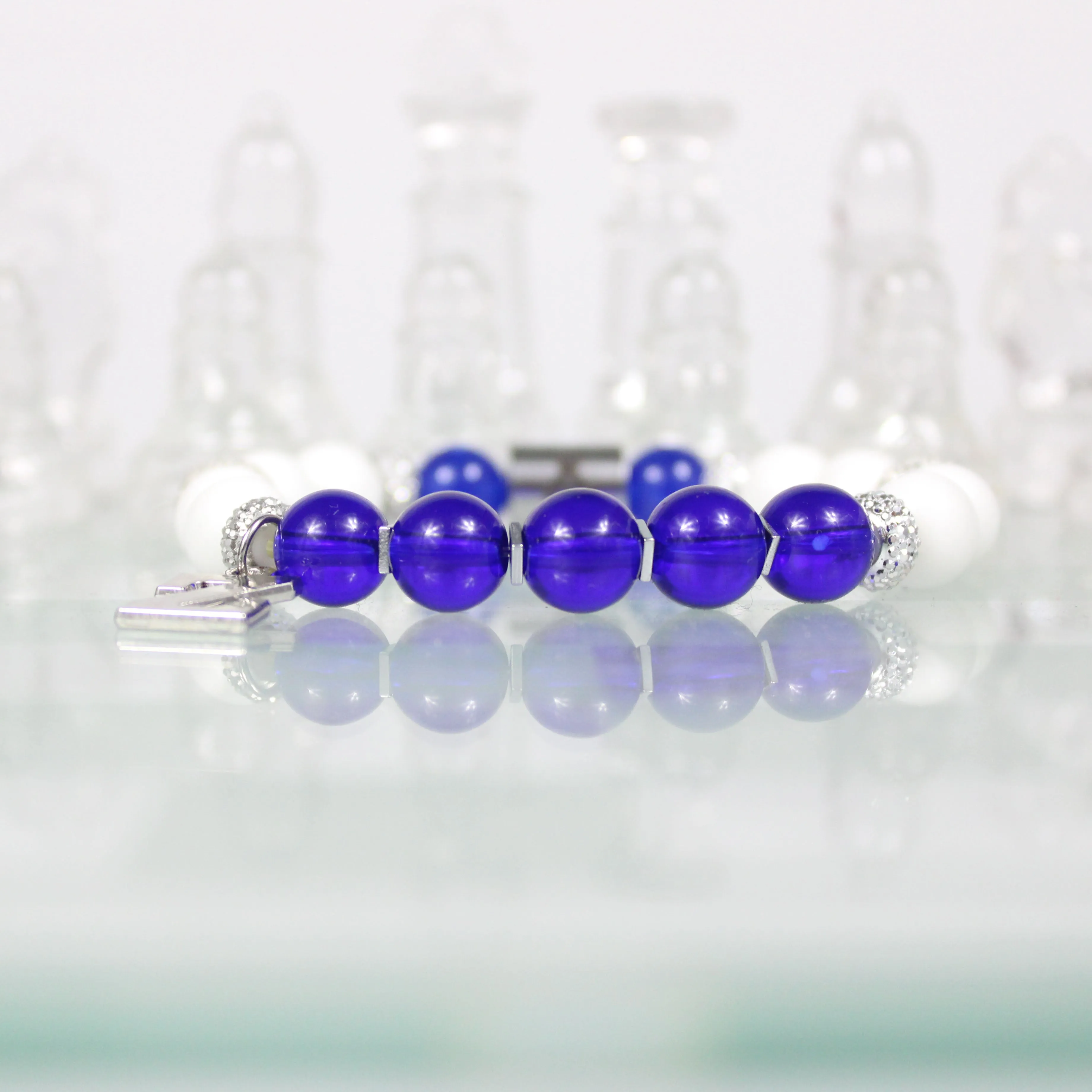 Zeta Sorority Bead Bracelet