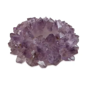 Zia Amethyst Candle Holder - Small
