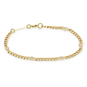 Zoë Chicco 14k Yellow Gold Curb Chain Bracelet